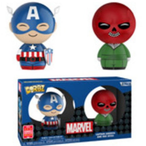 Captain America and Red Skull, Dorbz, 2-Pack, 2018 Summer Convention LE, (Condition 6.5/10)