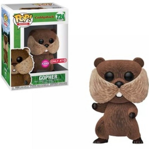 Gopher, Flocked, Target Exclusive, #724, (Condition 7.5/10)