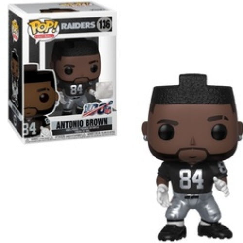 Pop! NFL: Raiders - Antonio Brown (Home Jersey), #136, (Condition 9/10)