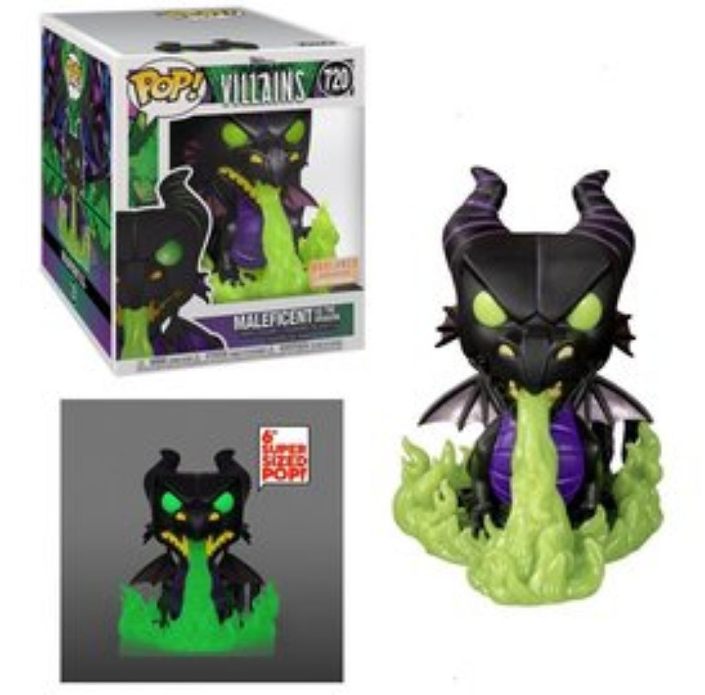 Maleficent as the Dragon, Glow, 6-Inch, BoxLunch Exclusive, #720, (Condition 8/10)