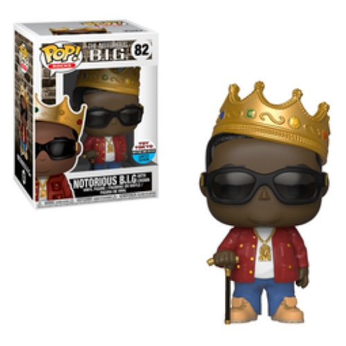 Notorious B.I.G  With Crown, 2018 NYCC Toy Tokyo, #82, (Condition 8/10)