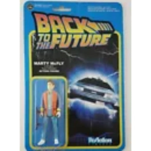 Marty McFly, Funko ReAction Figure 3-3/4", Back to the Future, (Unopened)
