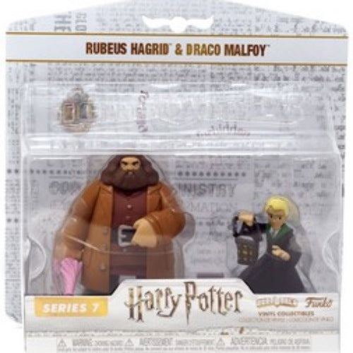 Rubeus Hagrid & Draco Malfoy, Harry Potter, HeroWorld Series 7 Vinyl Figures, (Unopened)