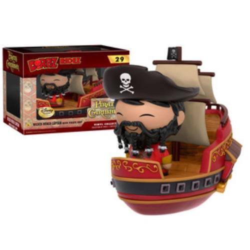 Wicked Wench Captain with Pirate Ship, Dorbz, Ridez, Disney Treasures Exclusive, #29, (Condition 7/10)