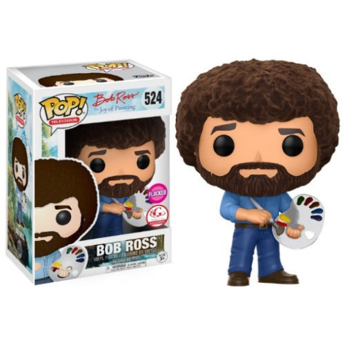 Bob Ross, (Flocked Sticker Only), #524, (Condition 7/10)