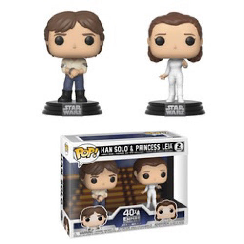 Han Solo & Princess Leia 2 Pack (Condition 8/10)