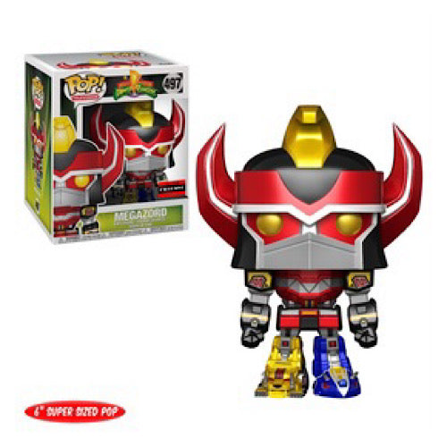 Megazord, 6-inch, AAA Anime Exclusive, #497, (Condition 7/10)