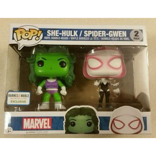 She-Hulk/Spider-Gwen 2 Pack, Barnes & Noble Exclusive (Condition: 7.5/10)