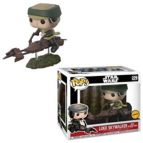 Luke Skywalker with Speeder Bike, Chase, #229 (Condition 7/10)