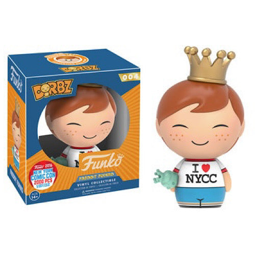 Freddy Funko (I Love NYC), Dorbz, 2016 NYCC Exclusive, LE2000, #004 (Condition 8/10)