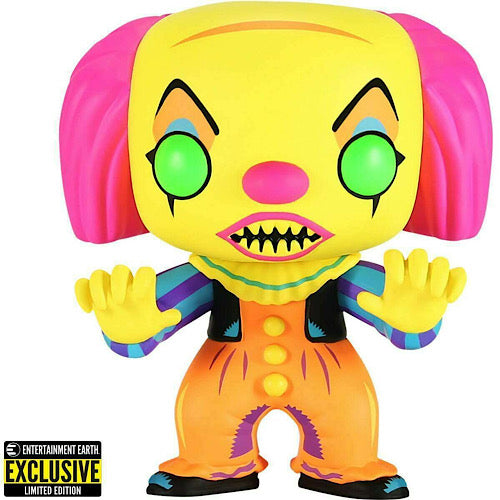 Pop! Movies: It- Pennywise (Blacklight), Entertainment Earth Exclusive, #55 (Condition: 6/10)