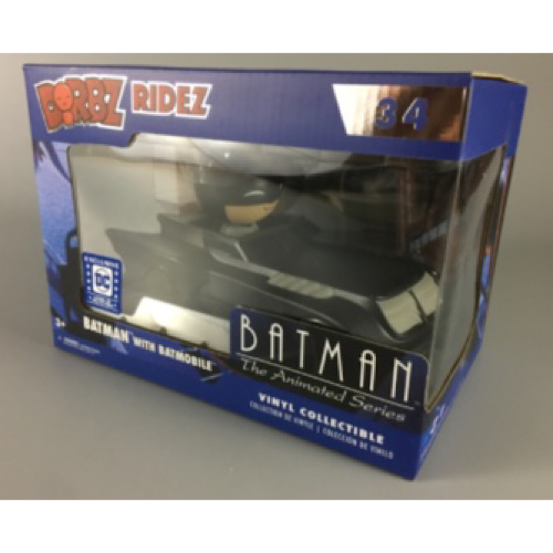 Batman with Batmobile, DC Legion of Collectors Exclusive, Dorbz, #34 (Condition 8/10)