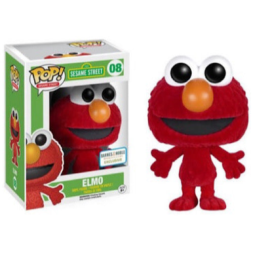 Elmo, Flocked, Barnes & Noble Exclusive, #08, (Condition 7/10)