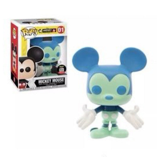 Mickey Mouse, Blue & Green, Funko Shop Exclusive, #01, (Condition 7/10)