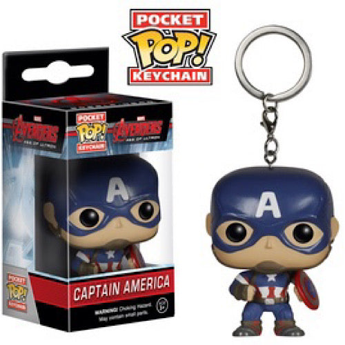 Captain America, Pop! Keychain (Condition 8/10)