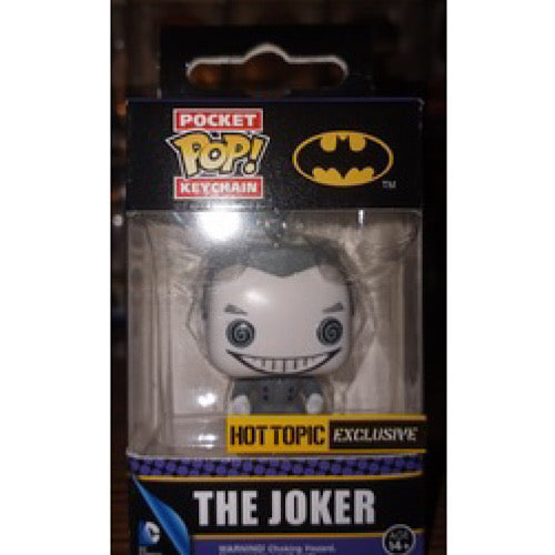 The Joker (Black and White), HT Exclusive, Pop! Keychain (Condition 8/10)