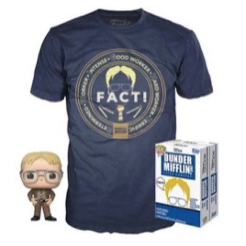 Dwight Schrute (Blonde), with Tee (L) (Condition 8/10)