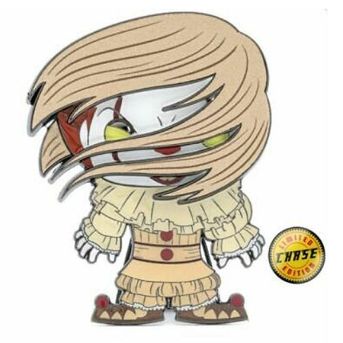 Pennywise with Wig, Pop! Enamel Pin, Chase, #05, (Condition 8/10)