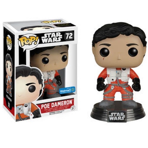 Poe Dameron, Walmart Exclusive, #72, (Condition 6.5/10)