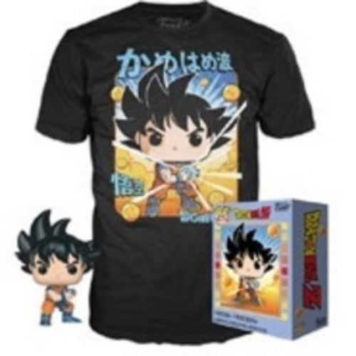 Goku (Windy) (Kamehameha) Pop! and Goku Tee, Size: XL, GameStop LE