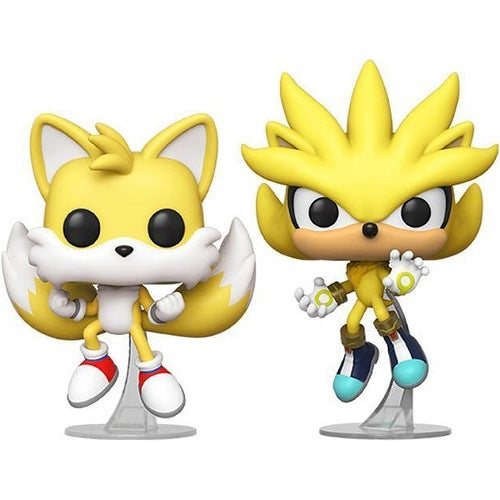 Pop! Games: Sonic the Hedgehog - Super Tails & Super Silver (2-Pack), GameStop Exclusive