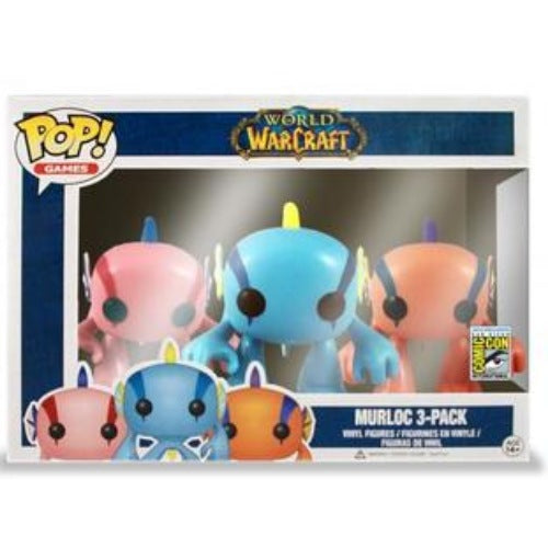 Murloc, 3 Pack, 2015 SDCC Exclusive, LE 2016 PCS, Blizzard Entertainment Exclusive, (Condition 7/10)
