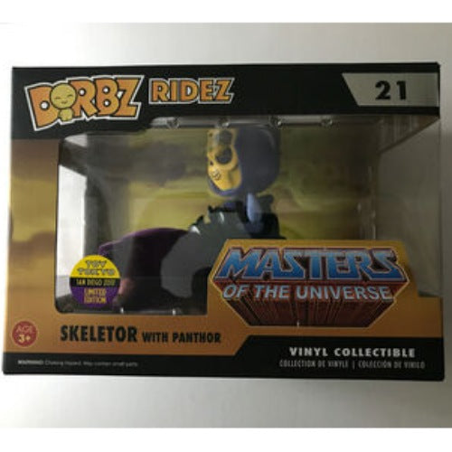 Skeletor with Panthor, Flocked, Dorbz Ridez, Toy Tokyo (SDCC 2017) Limited Edition, #21, (Condition 7/10)