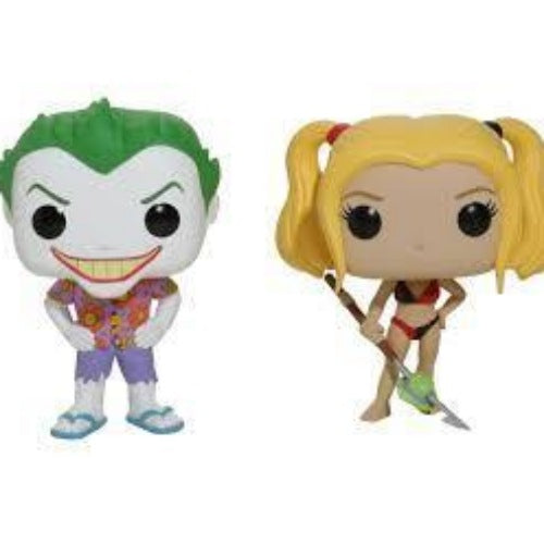 The Joker (Beach) & Harley Quinn, 2 Pack, HT Exclusive, (Condition 8/10)