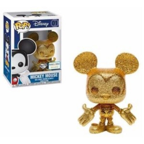 Mickey Mouse, Diamond Collection, Gold, Barnes & Noble Exclusive, #01, (Condition 8/10)