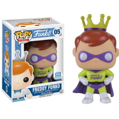 Freddy Funko Superhero, Funko Shop Exclusive, #05, (Condition 7/10)