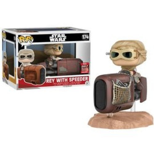 Rey with Speeder, (oversized), 2017 Galactic Convention Exclusive, #174, (Condition 7/10) - Smeye World
