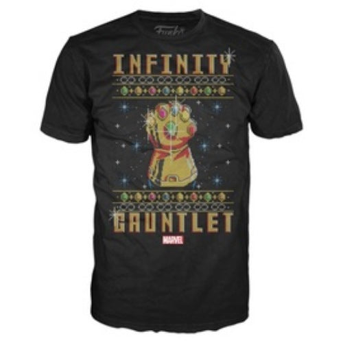 Infinity Gauntlet (Ugly Holiday Sweater) Tee, Marvel Collector Corps Exclusive, Size: L