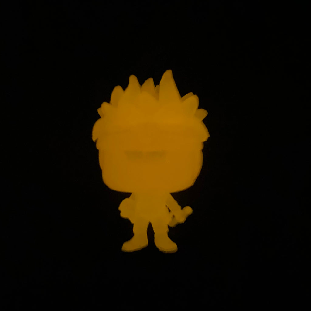 Naruto (Glow in the Dark) (Keychain/pocket POP!) Funko Prototype