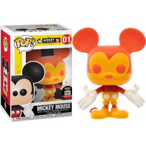 Mickey Mouse (Orange & Yellow), Funko Shop Limited Edition, #01, (Condition 7/10)