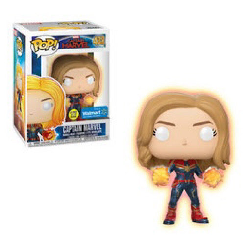 Captain Marvel, Glow, Walmart Exclusive, #432, (Condition 8/10)