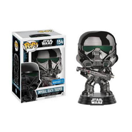 Imperial Death Trooper, Chrome, Metallic, Walmart Exclusive, #154, (Condition 8/10)