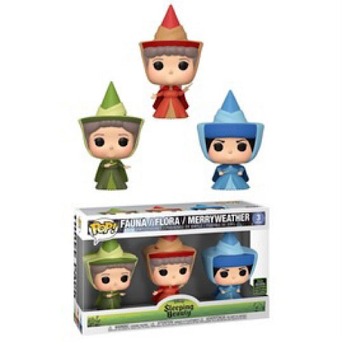 Fauna/Flora/Merryweather 3 Pack, ECCC Amazon Exclusive (Condition 7/10)