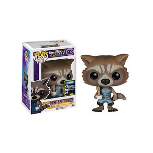 Rocket & Potted Groot, Summer Convention Exclusive, #93 (Condition 7/10)