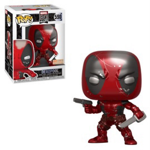 Deadpool, Metallic, First Appearance, BoxLunch Exclusive, #590, (Condition 7/10)