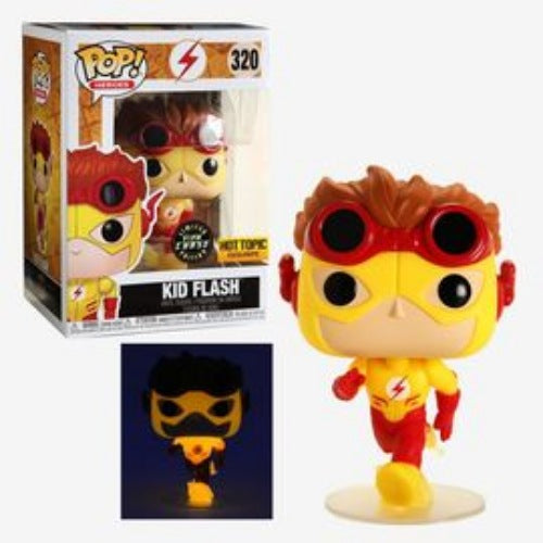 Kid Flash, Glow Chase, HT Exclusive, #320, (Condition 7/10)
