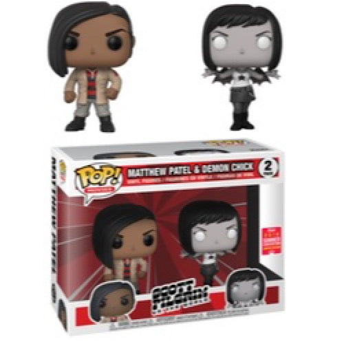 Matthew Patel & Demon Chick, 2 Pack, 2018 Summer Convention, (Condition 8/10)