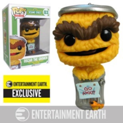 Oscar the Grouch, Orange, Entertainment Earth Exclusive, #03, (Condition 7/10)