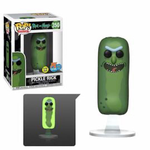 Pickle Rick (No Limbs, Glow), Previews Exclusive, #350, (Condition 7/10)