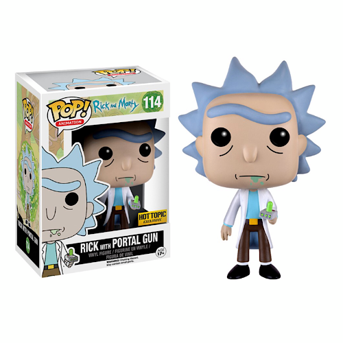 Rick With Portal Gun, Hot Topic Exclusive, #114, (Condition 7.5/10)