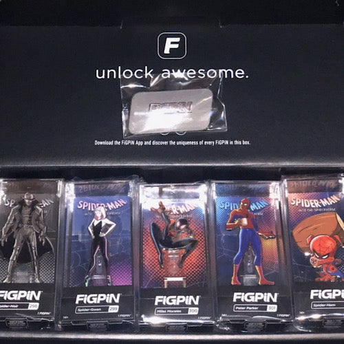 Spiderman into the Spiderverse Set LE1500 NYCC 2019 Limited Edition Figpin - Smeye World