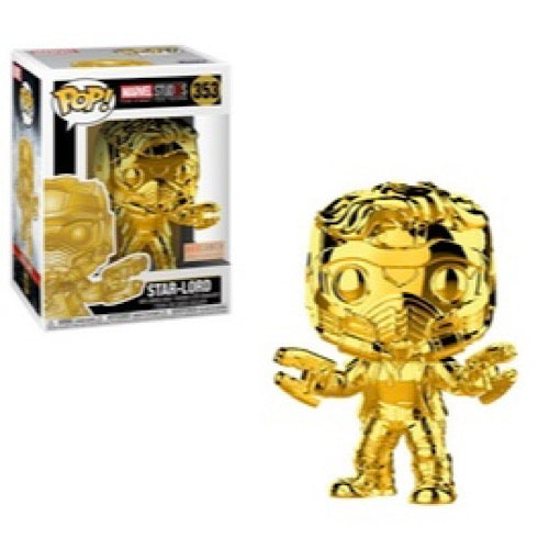 Star-Lord (Gold Chrome), Box Lunch Exclusive, #353, (Condition 8/10) - Smeye World