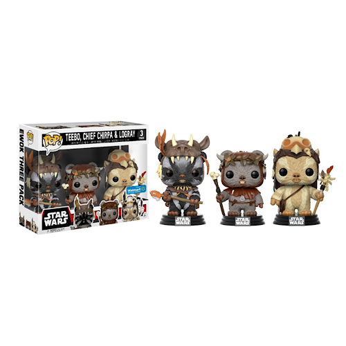 Teebo, Chief Chirpa & Logray, 3 Pack, Walmart Exclusive, (Condition 6.5/10)