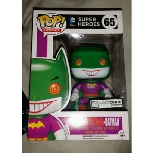 The joker deals batman batman pop