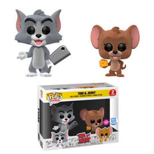 Tom & Jerry (Flocked), 2 Pack, Funko Shop Exclusive, (Condition 6/10)