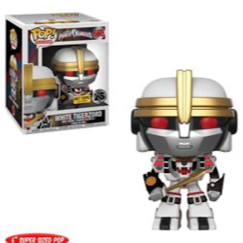 White Tigerzord, Hot Topic Exclusive, 6-Inch, #668,  (Condition 7.5/10)